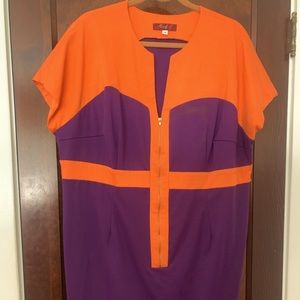 Monif C. Colorblock Dress